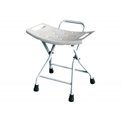 Compact folding shower stool VB541