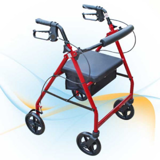 Light weight  walking aid with seat and basket R6/8