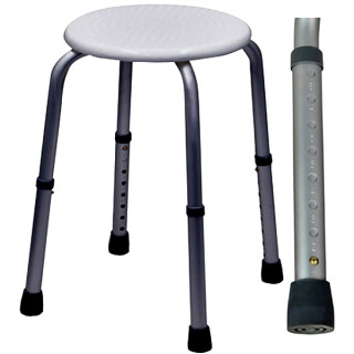 Round adjustable shower stool VB511A